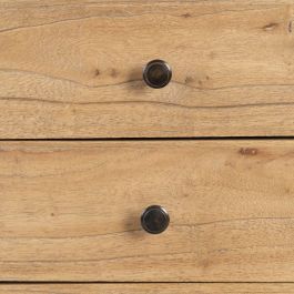 Mesita Natural Madera Mindi Dormitorio 43 X 34 X 55 cm