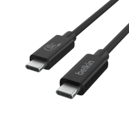 Belkin INZ004BT2MBK Cable USB4 USB-C a USB-C 240W 20 Gbit/s 2m Negro para Carga y Datos