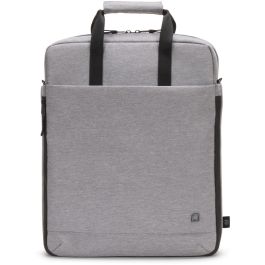 DICOTA Eco MOTION Tote Bag para Portátiles 13-15.6" Gris Claro de Poliéster Reciclado con Compartimento para Tablet y Asa
