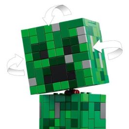 LEGO 21276 Minecraft Figura de Acción Articulada El Creeper Construible 21 cm de Altura con Cabeza Móvil y Compartimento Secreto LEGO 21276 Minecraft Figura de Acción Articulada El Creeper Construible 21 cm de Altura con Cabeza Móvil y Compartimento Secreto