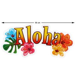 Cartel Decoracion Hawaiana Aloha Precio: 0.95000004. SKU: S1130304