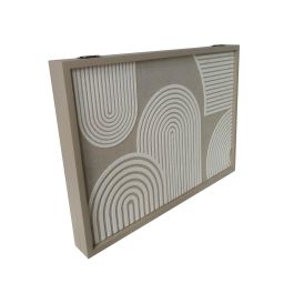 Versa Cubrecontador Flarey 46x33 cm, Madera MDF y Papel Versa Cubrecontador Flarey 46x33 cm, Madera MDF y Papel