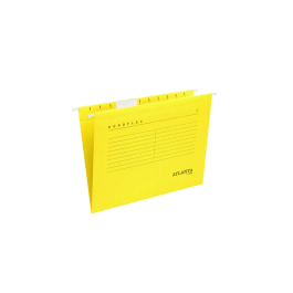 Djois Carpeta Colgante Atlanta Euroflex DIN A4 Cartulina 100% Reciclada FSC Amarillo Caja 25 Unidades Precio: 25.4999998. SKU: B1EAXX5CAQ