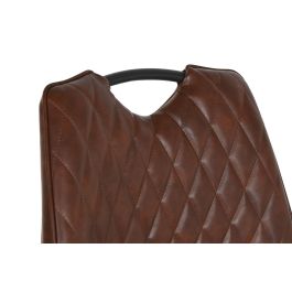 DKD Home Decor Silla 51 x 87 x 48 cm Marron Oscuro Negro (4 Unidades)