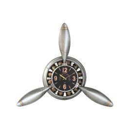Reloj Pared Vintage DKD Home Decor Plateado Dorado 24 x 120 x 133 cm