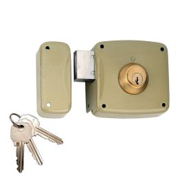 Lince Cerradura sobreponer con cilindro 5124a, entrada 100mm, mano izquierda, 95124ahe10i, tubo de defensa giratorio, 3 llaves serreta Precio: 47.68999983. SKU: S7919288