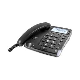Doro Magna 4000 Teléfono Analógico con Altavoz, Identificador de Llamadas, 50 Entradas, Negro