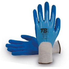 Tomas Bodero 765 Touch Guante Nylon Recubierto Nitrilo Total Azul EN 388 Alimentario Sin Costuras Resistente Aceites Talla 8-9 / L-9 Precio: 4.49999968. SKU: B1GYEZR5XM
