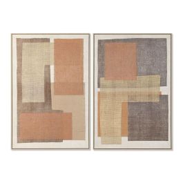 Cuadro Urban DKD Home Decor Naranja Marron 4.5 x 123 x 83 cm (2 Unidades) Precio: 173.69000055. SKU: B1CVRZSY7N