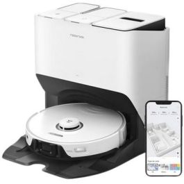 Roborock S8 Pro Ultra Robot Aspirador con Base de Vaciado Automático y Fregado Sónico, Color Blanco