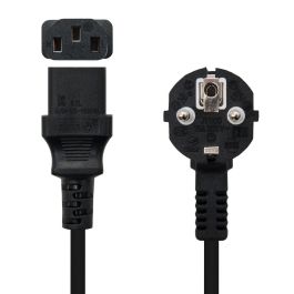 Cable Alimentación CPU - Monitor NANOCABLE 10.22.0102 Negro 1,5 m Cable Alimentación CPU - Monitor NANOCABLE 10.22.0102 Negro 1,5 m