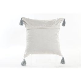 DKD Home Decor Cojín Árabe Multicolor 40 x 40 x 10 cm Algodón Poliéster Flecos (3 Unidades)