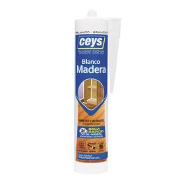 Ceys Sellador acrílico madera blanco para juntas interiores