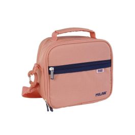 Milán Bolsa Isotérmica Porta Alimentos Serie 1918 Rosa con 3 Recipientes 3,5 L