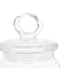 Pasabahce Tarro Kitchen Vidrio y Silicona Transparente 860 ml 9.8x9.8x19.3 cm (Set de 6)