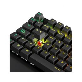 Newskill Teclado Gaming Mecánico Serike V2 Negro Español, RGB, con Reposamuñecas, 104 Teclas