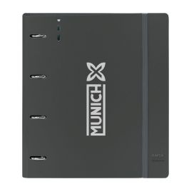 Carpeta de anillas Munich Topo Negro 27 X 32 X 4 cm Precio: 8.79000023. SKU: B1HTW2ASR4