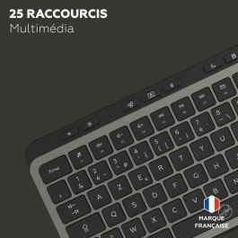 Teclado Mobility Lab KP450W Compact Negro Gris