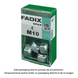 Fadix Tuerca con Autofreno de Cinc M10 - Caja de 4 Unidades