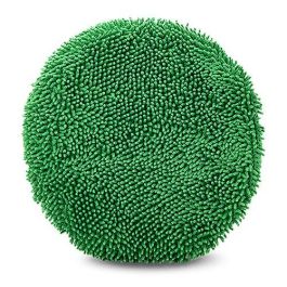 Abc TW53632 Kit de 3 Almohadillas de Aplicación Versátiles para Limpieza, Pulido y Abrillantado (Esponja Negra, Blanca, Microfibra Verde)