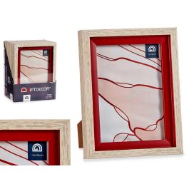 Portafotos Natural Borde Rojo 13x18 cm - Giftdecor (24 Unidades) Portafotos Natural Borde Rojo 13x18 cm - Giftdecor (24 Unidades)