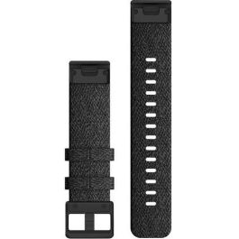 Garmin Correa de Repuesto QuickFit20 Nylon Negro/Gris Pizarra para Smartwatch y GPS