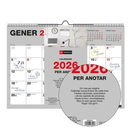 Calendario (2026) Catalan Miquelrius Paret Basic Mensual Para Escribir A4 296X210 Precio: 5.99103065. SKU: B19Z8N4F4T