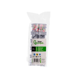 Liderpapel Ojos Adhesivos para Manualidades, Surtidos en Tamaños y Colores, 578 Unidades en 5 Botes