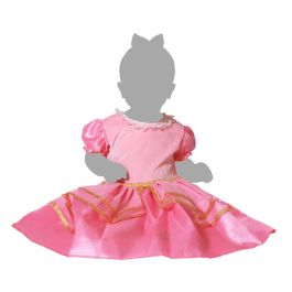 Disfraz Princesa Rosa Niña Bebé Mágica 12-24 Meses Vestido de Cuento de Polyester