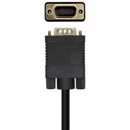 AISENS A125-0462 Cable Conversor DisplayPort a VGA D-Sub 3m, Soporta 1920x1200p@60Hz, Contactos Bañados en Oro, DP 1.2a Negro