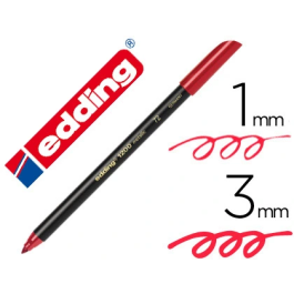 Edding Rotulador 1200 Punta Fina Rojo Metálico (Set de 10) (Set de 10) Precio: 12.89000053. SKU: B14MN2J3KH
