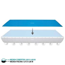 Cubrepiscinas Intex 28018 Rectangular Solar 975 x 488 cm