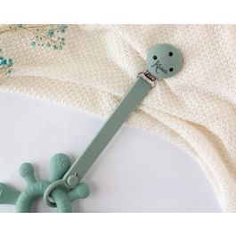KioKids Sujetachupetes Pinza de Silicona y Acero Inoxidable Color Sage para Chupetes con Anilla Bebé +0 Meses Evita Pérdidas Precio: 5.50000055. SKU: B1CATJE4T8