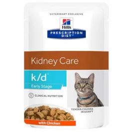 Hill's K-D Early Stage Pouch Comida Húmeda para Gatos Caja 12x85 gr Precio: 22.7900002. SKU: B1BDHXAYWD