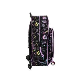 Mochila Infantil Monster High Negro 28 x 34 x 10 cm