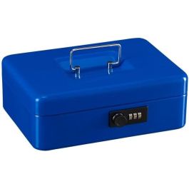 Caja para monedas - BURG WACHTER - Money Code 5025 Azul - Apertura con código, acero azul