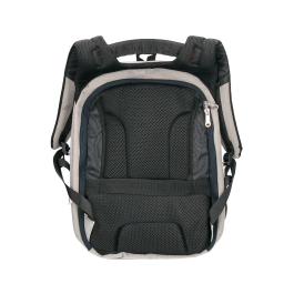 Q-connect Mochila para portátil de 18" negra / gris, poliéster impermeable, 460x170x310 mm