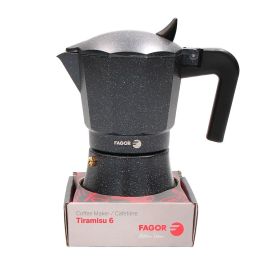 Cafetera Italiana Fagor Negro Aluminio