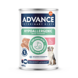 Advance Vet Dog Hypoallergenic Pork Comida Hipoalergénica para Perros Sabor Cerdo, 6 latas x 400 gr Precio: 22.4999995. SKU: B1FBW9W3CZ