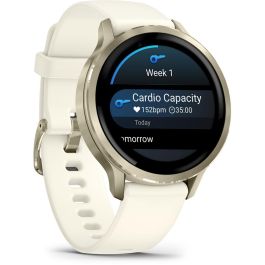 Garmin Venu 4 Reloj Inteligente 3.05 cm (1.2") AMOLED 41mm Oro Wifi GPS (satélite) 390 x 390 Pixeles Pantalla Táctil