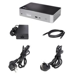 Startech Docking Station USB-C 15 en 1, Cuatro Pantallas 4K/5K (DP/HDMI), 100W Power Delivery, Gigabit Ethernet, Windows/macOS Startech Docking Station USB-C 15 en 1, Cuatro Pantallas 4K/5K (DP/HDMI), 100W Power Delivery, Gigabit Ethernet, Windows/macOS