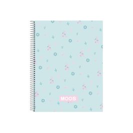 Libreta de Anillas Moos Garden Turquesa A4 120 Hojas Precio: 4.49999968. SKU: B1JD88G8AG