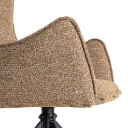 Silla Beige Tejido-Metal Salón 58,50 X 60 X 86,50 cm