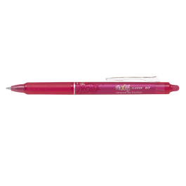 Pilot Bolígrafo Frixion Clicker Borrable Retráctil 0.7 mm Rosa