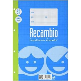 Recambio Lamela 10 Unidades Hojas de cuadrícula Azul Blanco 100 Hojas Precio: 28.88999993. SKU: S8411392