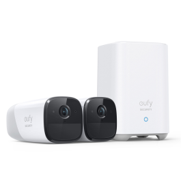 Eufy eufyCam 2 Pro 2K Cámara IP Exterior Juego de 2 Unidades con 365 Días de Batería, Visión Nocturna y Protección IP67 Precio: 368.50000055. SKU: B12YK7H386