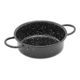 Vaello Fuente con asas esmaltada Ø12 cm, apta para fuego, lavavajillas y horno