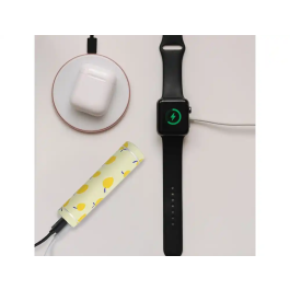 Wondee Batería Externa 5.000 mAh Limones Diseño Compacto y Ligero