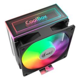 Coolbox Ventilador Disipador CPU Gaming Infinite Air 120 ARGB, 1800 RPM, Compatible con Intel y AMD Coolbox Ventilador Disipador CPU Gaming Infinite Air 120 ARGB, 1800 RPM, Compatible con Intel y AMD