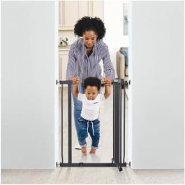Dreambaby DRE9312742893361 Barrera de Seguridad AVA Montada a Presión Doble Cierre 61-68 x 75 cm Antracita
